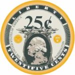 ANIMAZING ŻETON LIBERTY CERAMIKA NOMINAŁ 0,25$