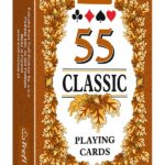 TREFL Karty do brydża Classic 55 kart kolor brązowy
