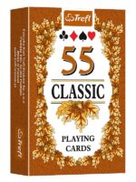 TREFL Karty do brydża Classic 55 kart kolor brązowy