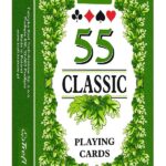 TREFL Karty do brydża Classic 55 kart kolor zielony