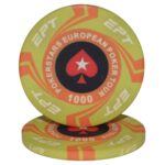 Evergreen Żeton do pokera EPT Nominał 1.000 Ceramika
