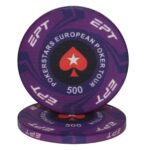 Evergreen Żeton do pokera EPT Nominał 500 Ceramika