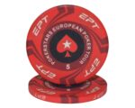 Evergreen Żeton do pokera EPT Nominał 5 Ceramika