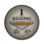 EVERGREEN Żeton do pokera LAS VEGAS Ceramika Nominał 1
