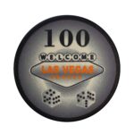 EVERGREEN Żeton do pokera LAS VEGAS Ceramika Nominał 100