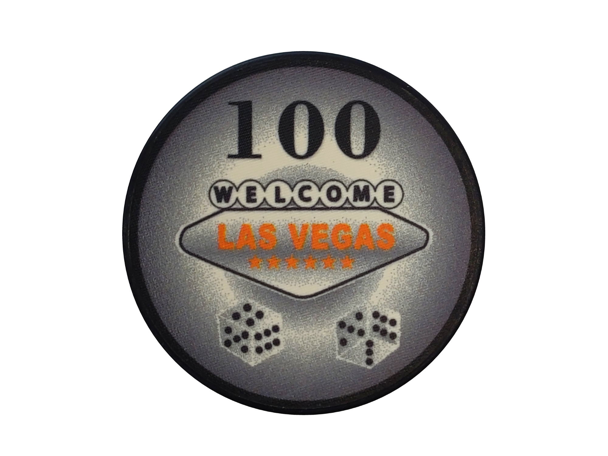 Las-Vegas_100-Ceramika.jpg EVERGREEN Żeton do pokera LAS VEGAS Ceramika Nominał 100 - Image 1