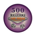 EVERGREEN Żeton do pokera LAS VEGAS Ceramika Nominał 500