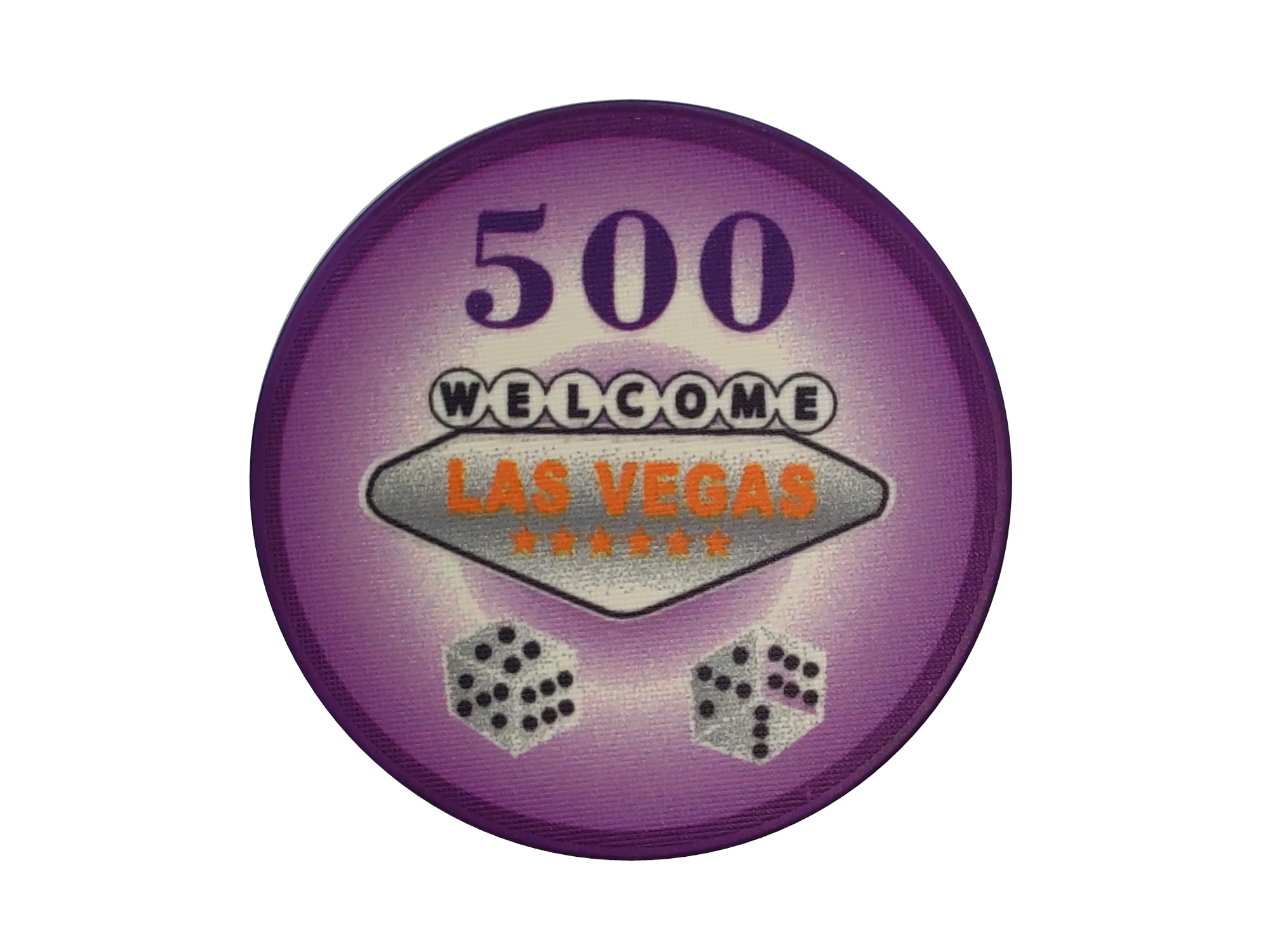Las-Vegas_500-Ceramika.jpg EVERGREEN Żeton do pokera LAS VEGAS Ceramika Nominał 500 - Image 1