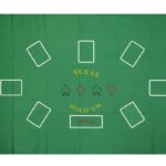 EVERGREEN Mata do pokera Texas Hold'em Poker 180 x 90 cm