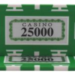 Evergreen Żeton prostokątny plakieta nominał 25.000