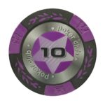 Evergreen Żeton Poker Club Chip Nominał 10 Kolor fioletowy
