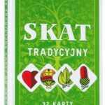 TREFL Karty do gry Skat Tradycyjny (32 karty) kolor zielony