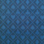 EVERGREEN Materiał Tkanina pokerowa Kolor niebieski (3 METRY BIEŻĄCE)