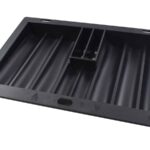 TOTALWELL Taca (podajnik) na 350 żetonów oraz karty i kości do pokera, black jacka lub ruletki