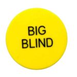 ŻETON BUTTON BIG BLIND GELB