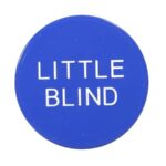 ŻETON BUTTON LITTLE BLIND BLAU