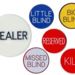 ŻETONY BUTTON SET:DEALER, LITTLE, BIG BLIND
