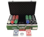 EVERGREEN Zestaw 300 żetonów DICE do pokera w aluminiowej walizce - obrazek 2