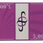 SUN-FLY PLAKIETA BOLD CLASS CERAMIKA NOMINAŁ 5000 DOLARÓW