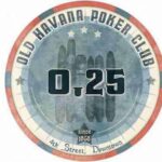 ŻETON OLD HAVANA POKER CLUB 0,25
