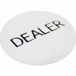 DEALER BUTTON 2 BIAŁY