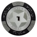 MONA Żeton Casino Poker Chip nominał 1 kolor szary