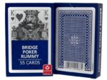 CARTAMUNDI BRIDGE POKER RUMMY KARTY 55 BLUE