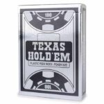 CARTAMUNDI Karty Copag Texas Holdem Silver Dual Index 100% Plastic kolor czarny
