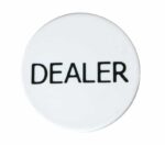 DEALER BUTTON 2 BIAŁY - obrazek 2