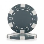 EVERGREEN Żeton Dice Kolor szary