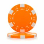 Evergreen Żeton Dice Kolor pomarańczowy