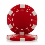 Evergreen Żeton Dice Kolor czerwony