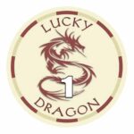 Sun Fly Żeton Lucky Dragon ceramika nominał 1