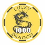 Sun Fly Żeton Lucky Dragon ceramika nominał 1.000