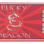 Sun Fly Plakieta Lucky Dragon ceramika nominał 100.000
