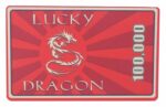 Sun Fly Plakieta Lucky Dragon ceramika nominał 100.000