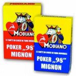 MODIANO KARTY 4 MINI INDEX POKER SIZE PLASTIC NIEB