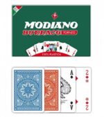 MODIANO Karty Burraco Standard Index 100% plastic 2 talie - obrazek 3