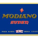 MODIANO KARTY SUPER FIORI POKER RAMINO 4 STANDARD INDEX 100% PLASTIC 2 TALIE