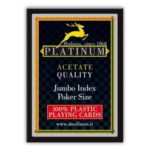 MODIANO Karty Platinum Jumbo Index Poker Size Octan celulozy Kolor niebieski