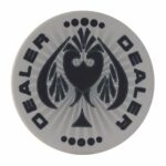 SUN-FLY ŻETON DEALER BUTTON SPAYDZ CERAMIKA