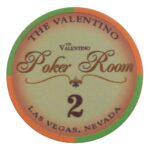 SUN-FLY Żeton Valentino Ceramika Nominał 2