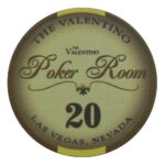 SUN-FLY Żeton Valentino Ceramika Nominał 20