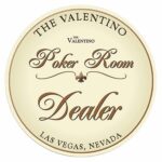 SUN-FLY Żeton Dealer Button Valentino Poker Room Ceramika